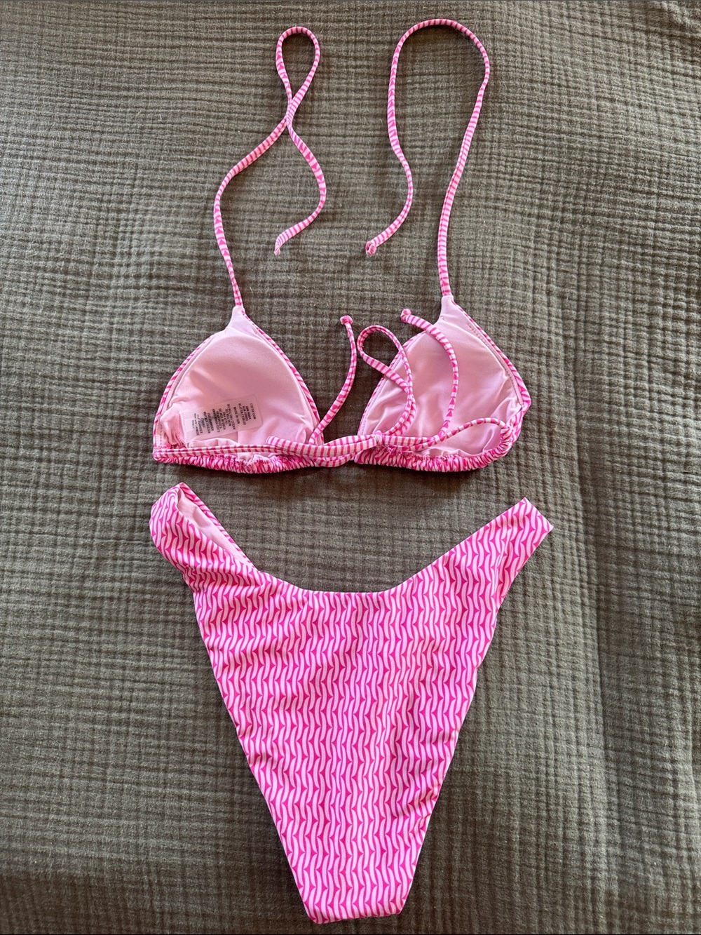 Lulus Patterned Two-Piece Swim Set - Picture 4 of 4